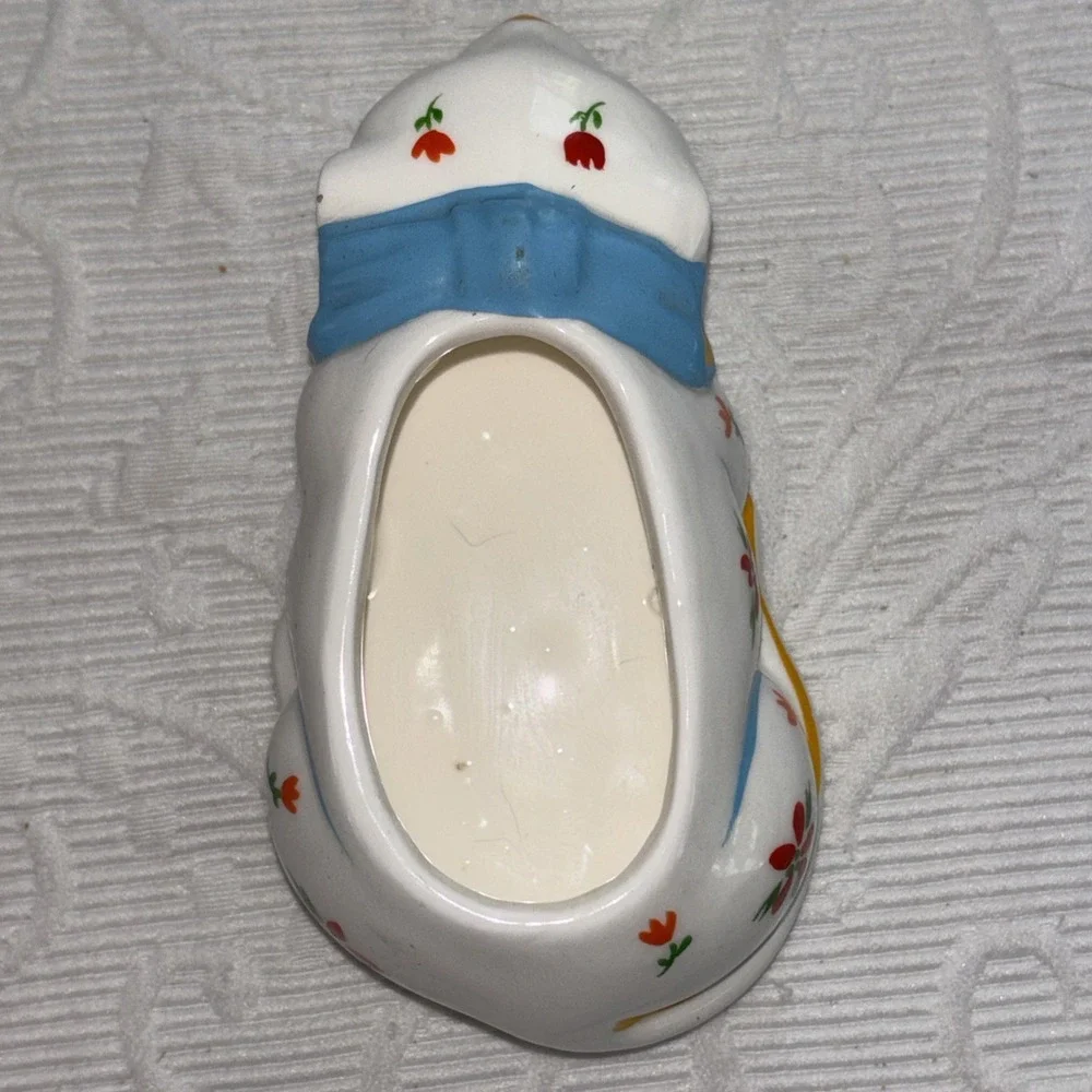 Vintage Porcelain Cat Planter Trinket Dish Kitty MCM Figurine Decor Taiwan